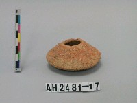 藏品(紅色粗砂雙耳小陶罐)的圖片